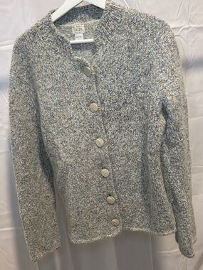 Vintage ALPS Alpaca Blend Cardigan Sweater Chunky - size L